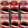 QIBEST 2 In 1 Double Head  Lip Liner Pencils Lipstick Waterproof Long Lasting moisturizing Pigments Nude Color TSLM1