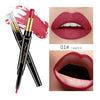 QIBEST 2 In 1 Double Head  Lip Liner Pencils Lipstick Waterproof Long Lasting moisturizing Pigments Nude Color TSLM1