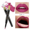 QIBEST 2 In 1 Double Head  Lip Liner Pencils Lipstick Waterproof Long Lasting moisturizing Pigments Nude Color TSLM1