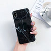 Marble Case on For Coque iphone 7 XS MAX Case Soft TPU Back Cover For iphone 6 6S 7 8 Plus iphone X XR Case Cover Phone Case