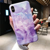 Marble Case on For Coque iphone 7 XS MAX Case Soft TPU Back Cover For iphone 6 6S 7 8 Plus iphone X XR Case Cover Phone Case