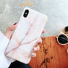 Marble Case on For Coque iphone 7 XS MAX Case Soft TPU Back Cover For iphone 6 6S 7 8 Plus iphone X XR Case Cover Phone Case