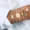 2019 Bohemian Bracelets & Bangles Set Vintage Bead Boho Charm Bracelet For Women Jewelry Accessories Pulseras Mujer Bijoux Femme