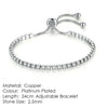 ZHOUYANG Bracelet For Women Luxury Style 4 Color 4 Claws Mosaic Cubic Zirconia Silver Color Fashion Jewelry Gift H095