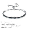 ZHOUYANG Bracelet For Women Luxury Style 4 Color 4 Claws Mosaic Cubic Zirconia Silver Color Fashion Jewelry Gift H095