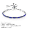 ZHOUYANG Bracelet For Women Luxury Style 4 Color 4 Claws Mosaic Cubic Zirconia Silver Color Fashion Jewelry Gift H095