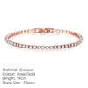ZHOUYANG Bracelet For Women Luxury Style 4 Color 4 Claws Mosaic Cubic Zirconia Silver Color Fashion Jewelry Gift H095