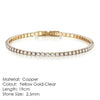 ZHOUYANG Bracelet For Women Luxury Style 4 Color 4 Claws Mosaic Cubic Zirconia Silver Color Fashion Jewelry Gift H095